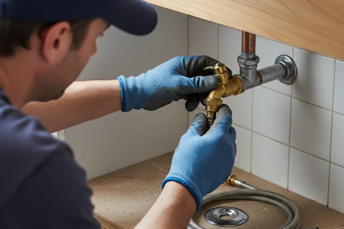 Shutoff valve and fitting work during Faucet and Fixture Repair in Holly Hill